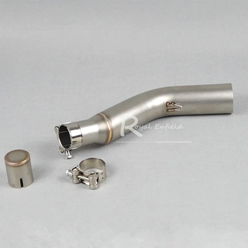 GW250F Motorcycle Exhaust Modified Middle Link Pipe Stainless Steel 51mm Tip Escape Connect Pipe For Suzuki GW 250 gw250f