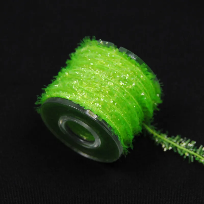 Wifero 1PC Fly Tying Material Ice Chenille 12 Color for Crappie and Panfish jigs Fly Streamers Nmyph Body Woolly Bugger Salmon