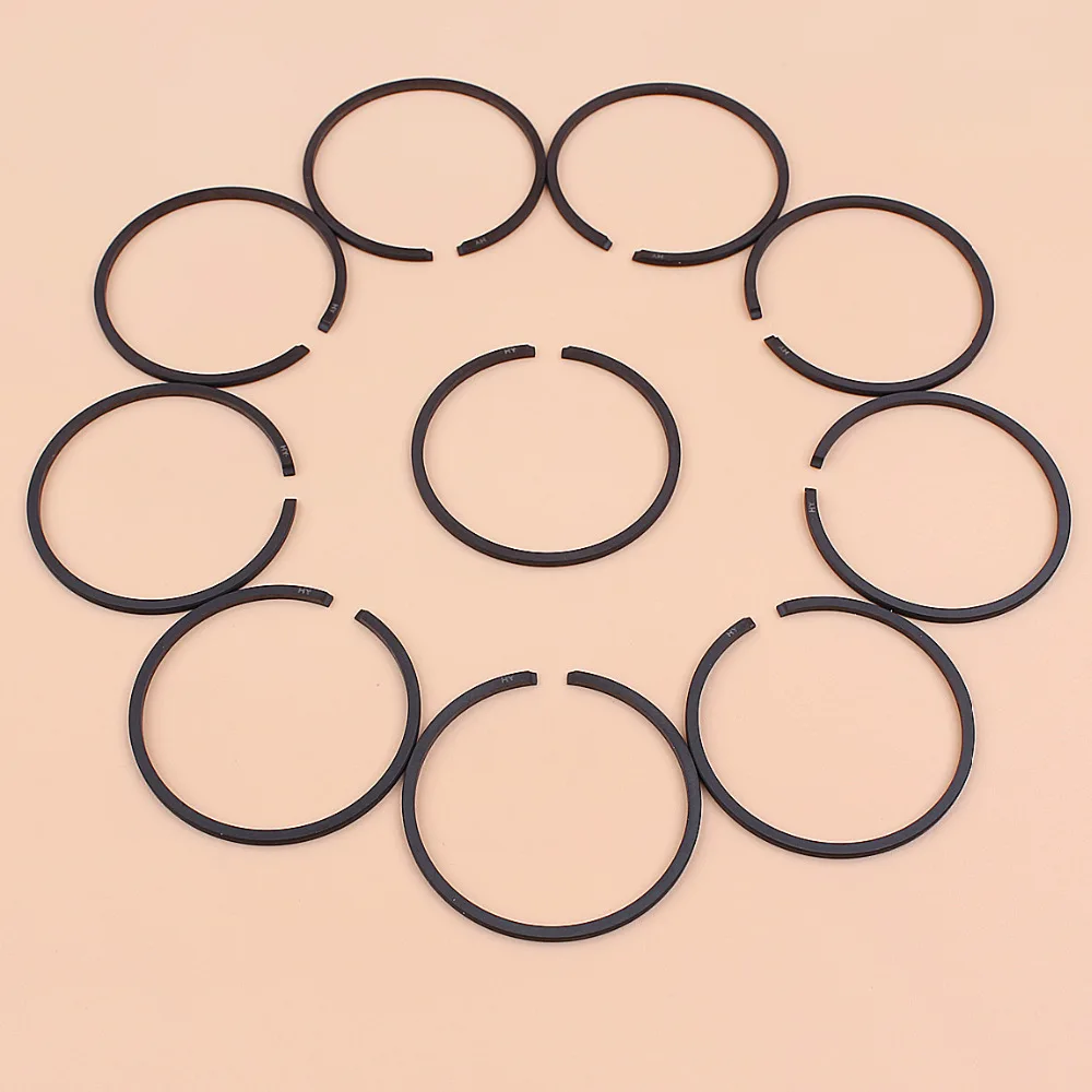 10Pcs/lot 40mm Piston Rings Fit Husqvarna 40 41 141 142 142e 338XPT 339XP Jonsered 2040 CS2040 Chainsaw 40MM * 1.5MM