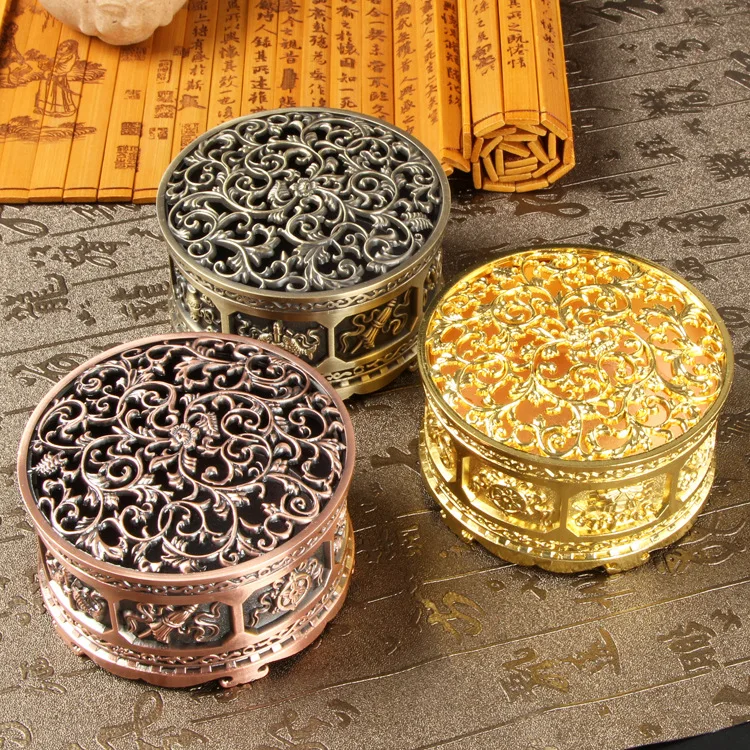 Three Buddhist decoration  incense burners in Buddhist temples sandalwood aloes incense trays  incenseburners incense holder