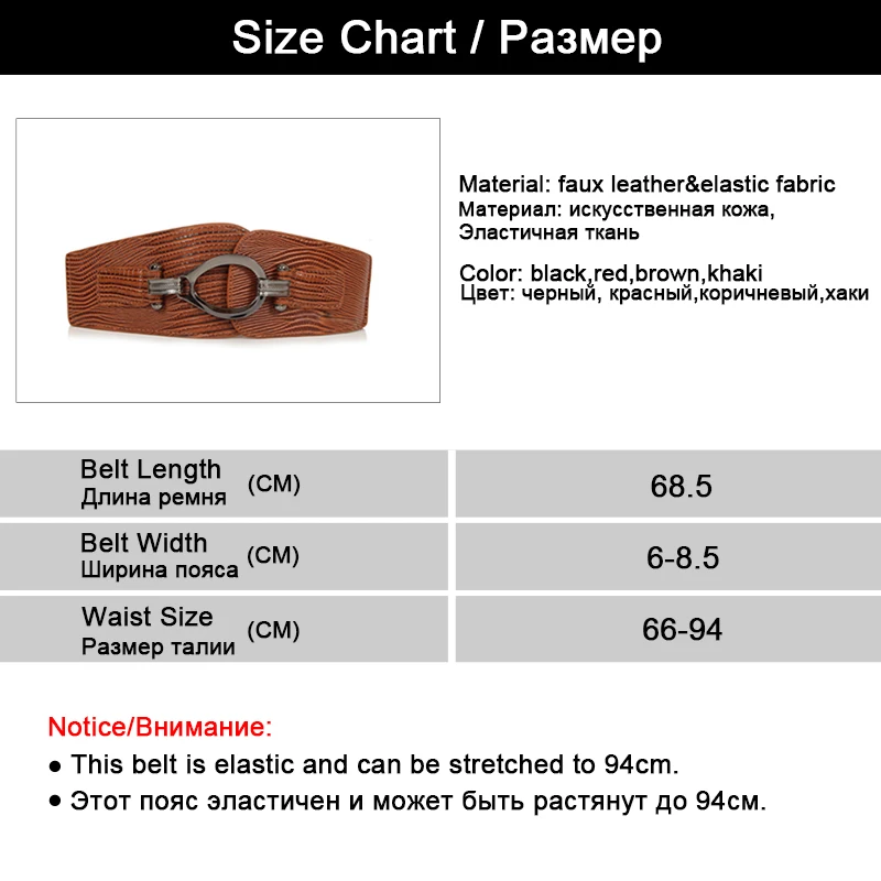 Luxury Snakeskin Belt For Women Dress Vintage Lady\'s PU Leather Ceinture for Skirt High Fashion Female Elastic Fabric Cummerbund