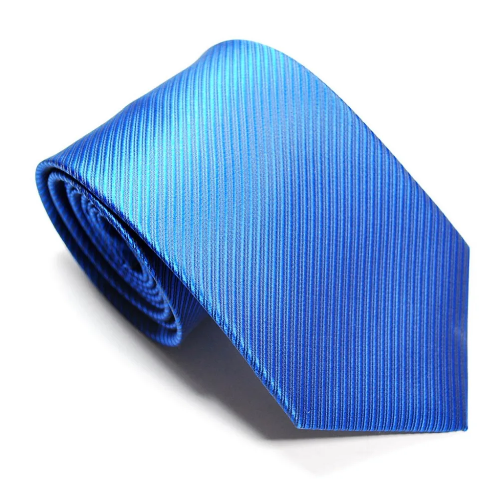 

HOOYI 2019 Royal Blue Men's solid Neckties fashion tie neck ties high quality