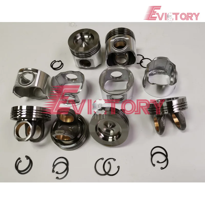 For Caterpillar D6M Engine rebuild kit 3116 3116T 3116DITA Split piston + ring cylinder liner gasket bearing kit