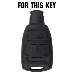 3 Button For Fiat Croma Bravo Stilo Silicone Remote Key Case Fob Shell Cover Skin Holder keyring