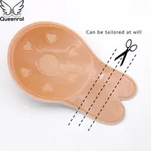 Women strapless push-up silicone bra #4