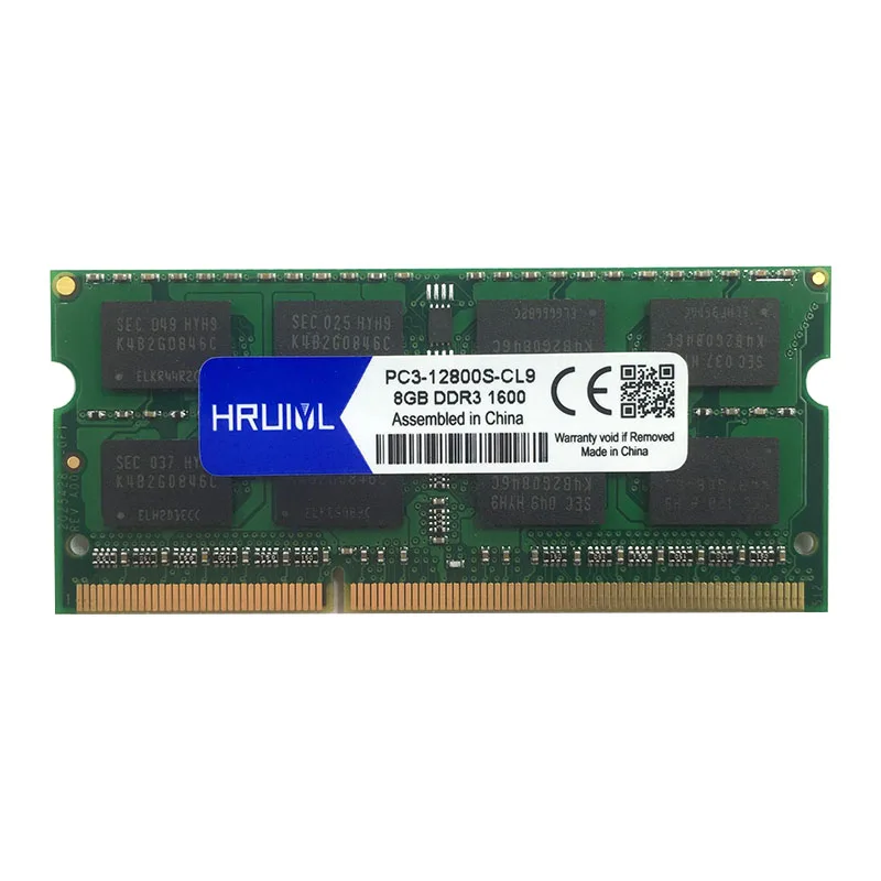 HRUIYL Ram 2gb 4gb 8gb DDR3 1066 1333 1600 1066mhz 1333mhz 1600mhz DDR3L DDR3 4GB 4G 8G Memoria Ram Memoria sdram Laptop Notebook