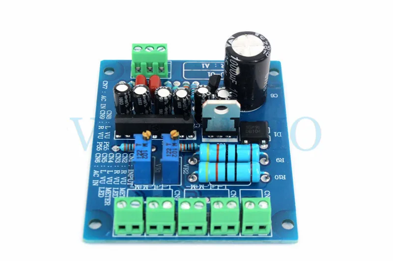 

The VU Header Driver Board HiFi Accessories DIY Accessories Speaker Driver IC VU Meter Driver Board 1Piece Free Shipping