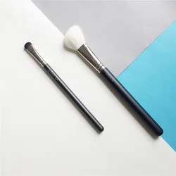 La Beaute 168 Angled Contour Brush / 214 Short Eye Shader Brush - Goat Hair Face Contour Blush Powder Eyeshadow Makeup Tools