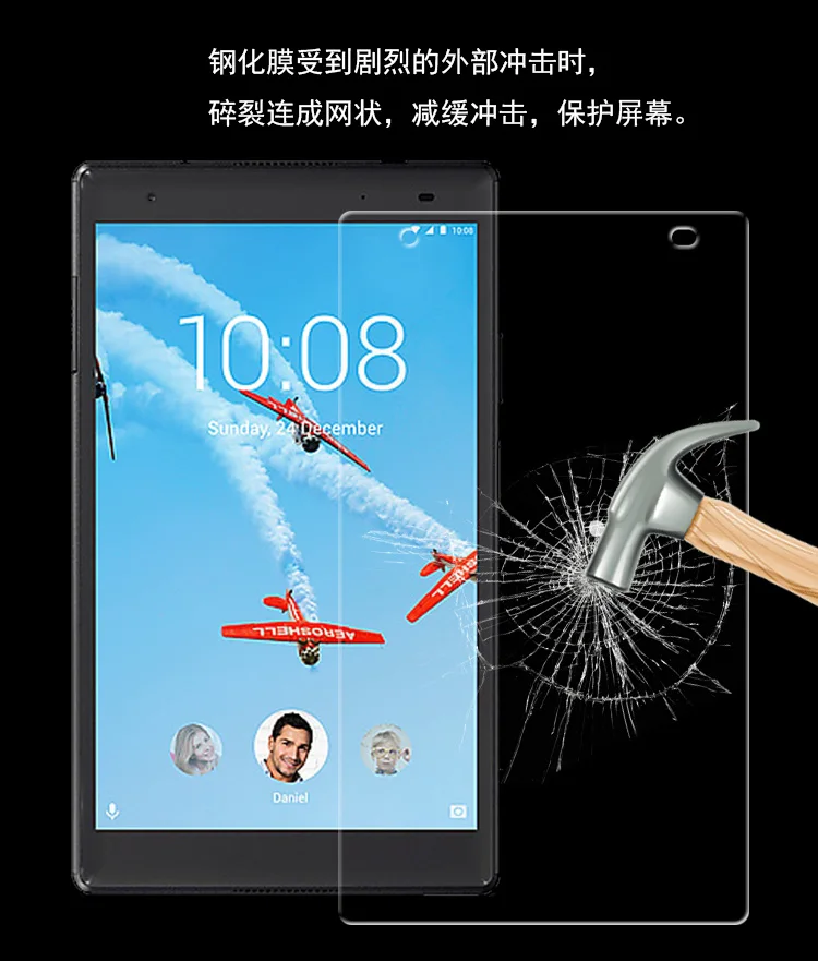 PET Clear Glossy Film Good Quality Screen Protector For Lenovo TAB4 Plus 8 TB-8504F/N 8