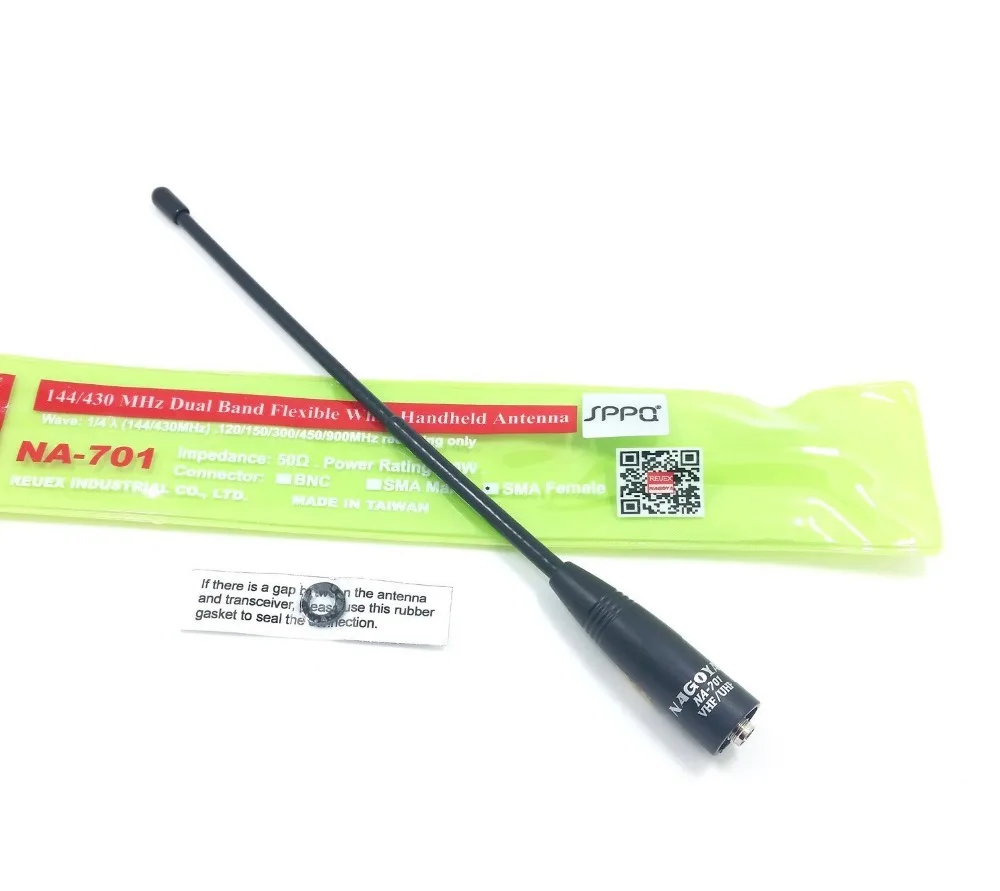 100% Original Nagoya NA-701 SMA-Female Dual Band 10W Antenna For UV-5R uv-82 H777 HYT BAOFENG PX-777 PX-888 TG-UV2 Walkie Talkie