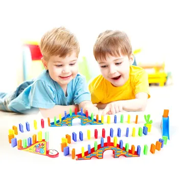 Domino blocks domino board game plastic hot toys for children girls boys baby christmas new year educational gifts