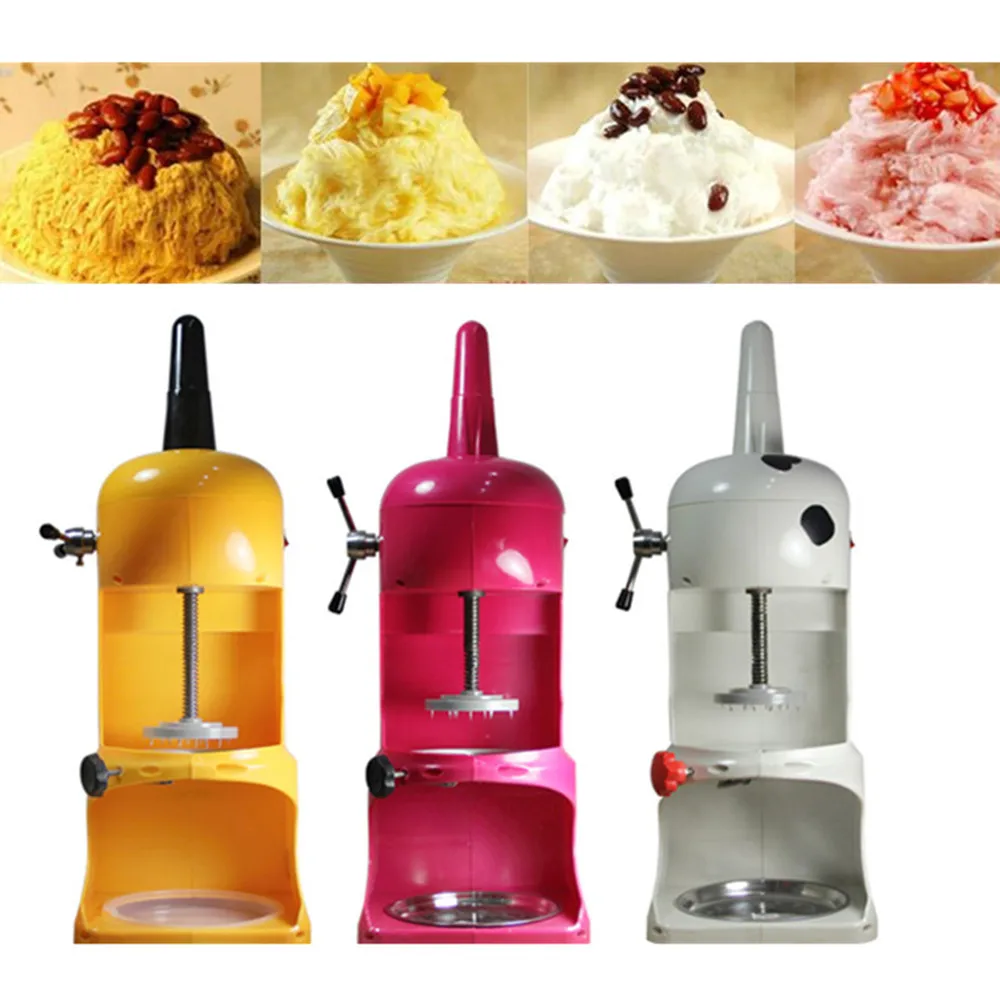 Automatic electric shaved ice cream machine snow ice shaver image 2