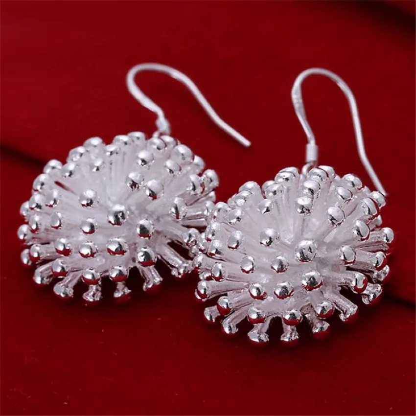 Direct factory price  silver color earrings hot selling high quality fashion jewelry best gift