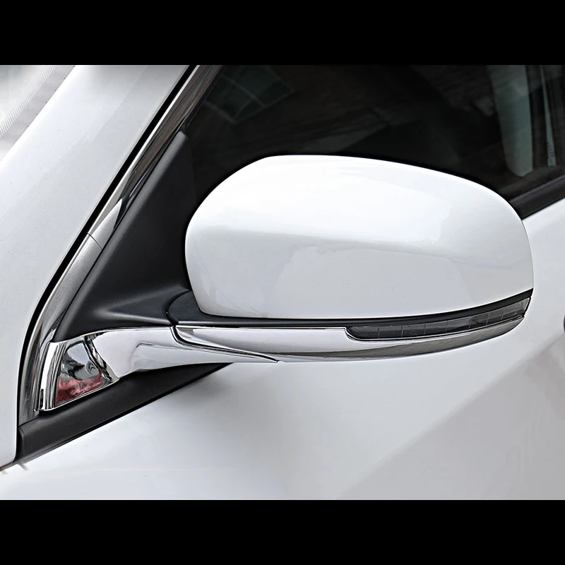 

Trim Auto Exterior Moulding Accessories Sticker Shell ABS Chrome for Jeep Compass 2017 2018 2019 Car Rearview Side Mirror Cover