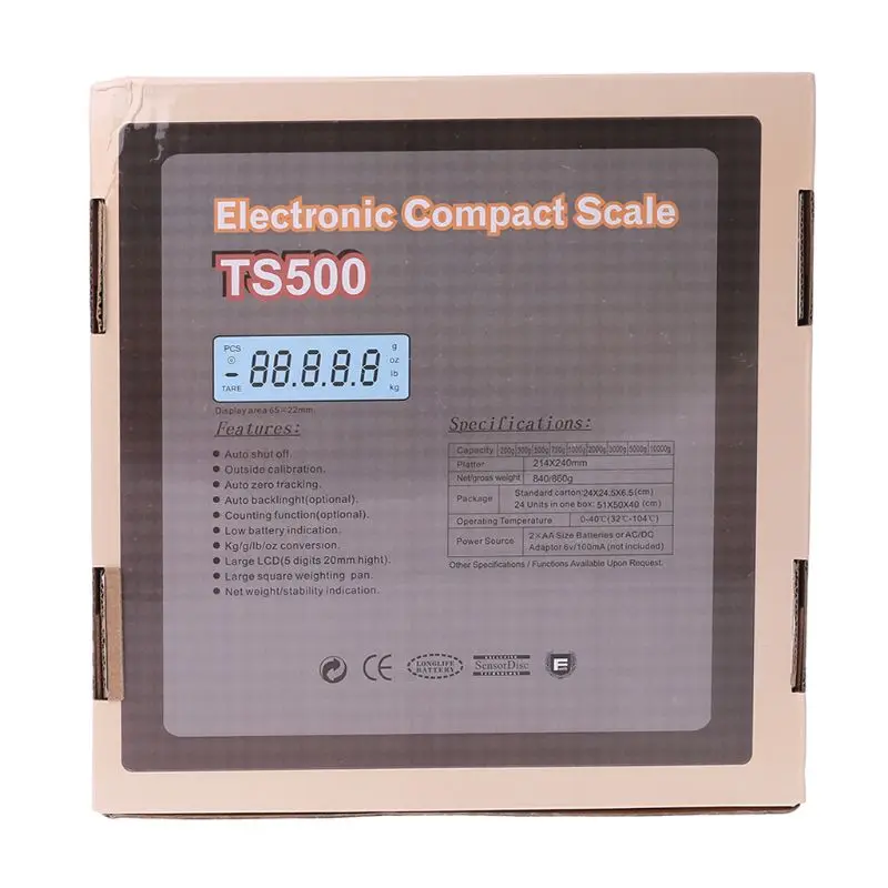 30kg Electronic Scales Weighing Kitchen Scale LCD Gram Balance for Home Office Warehouse Laboratory Industry