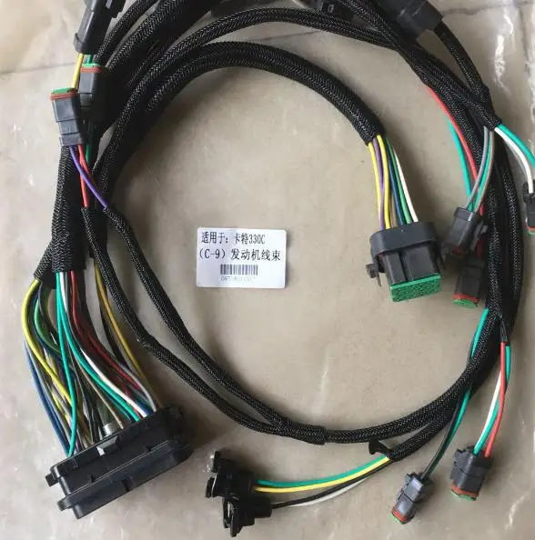 Excavator Parts E320D EC140/210/240/290B Display Instrument Plug E330C Engine Harness Plug E320D/C6.4 296-4617 320B 312B R150/21