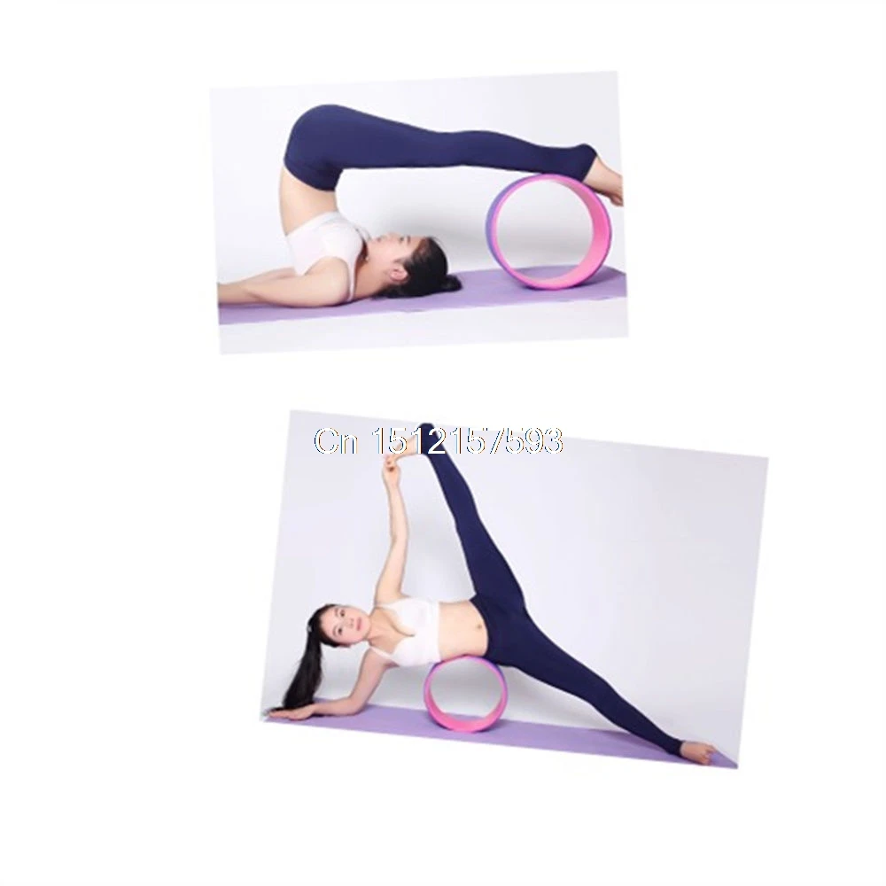 Yoga Prop Dharma Wheel For Stretching and Improving Backbends 32*32*13cm