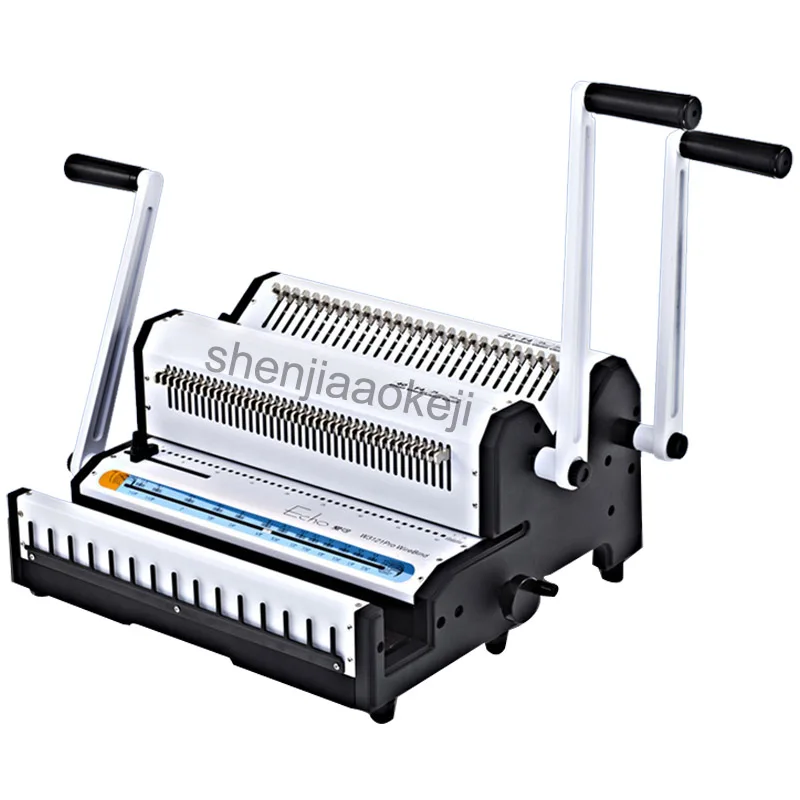 iron ring binding machine full knife double coil hanging desk calendar Manual Punch machine bookbinding machine 1pc