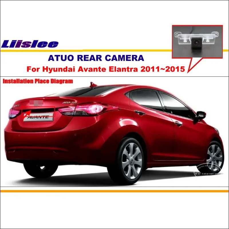 

For Hyundai Avante Elantra 2011-2015 Car Rear View Rearview Camera Backup Back Parking RCA NTST AUTO HD CCD CAM Accessories Kit