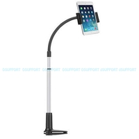 LP-6S Universal Flexible Arm Tablet PC Holder Aluminum Alloy Bed 7-10 inch Tablets/5.5 inchSmartphone Stand 360 Degree Rotation