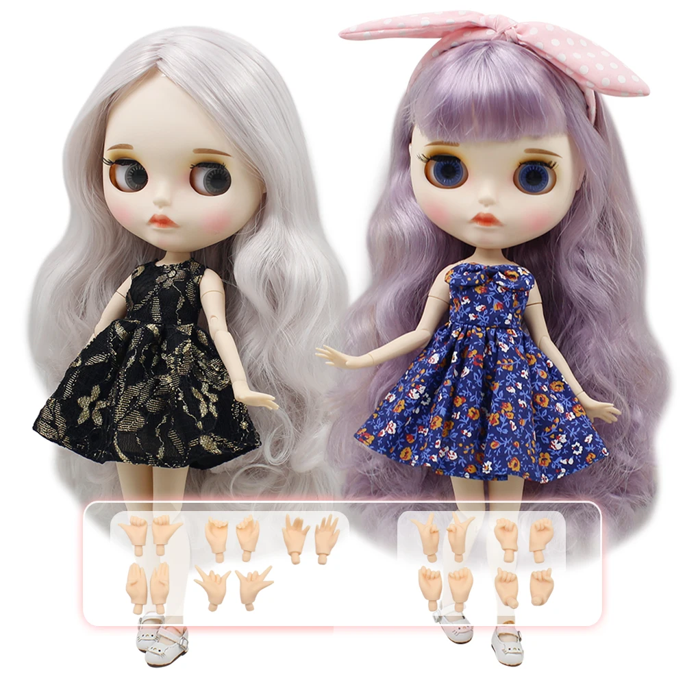 

ICY 1/6 bjd custom doll 30cm joint body matte face with eyebrows Lip gloss gift toys.