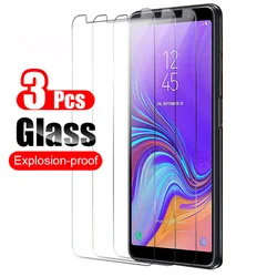 3Pcs Tempered Glass For Samsung Galaxy A7 2018 A750F Screen Protector Shield For Samsung A7 2018 Protective Glass Film 9H