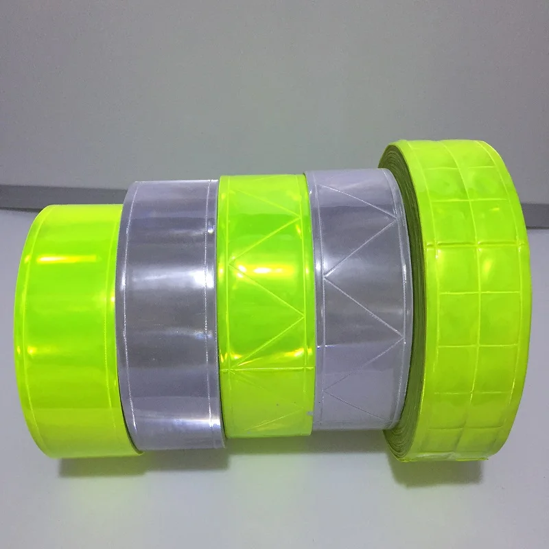 5CM * 5M PVC Reflektierende Warnband Sicherheit Kleidung Zubehör PVC Streifen Nähen Für Kleidungsstück – Detail 1