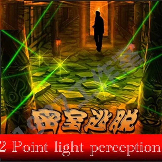 Reality Room Escape props 2 Point laser light perception Trigger unlocked lights or put with sound games tools Takagism  game