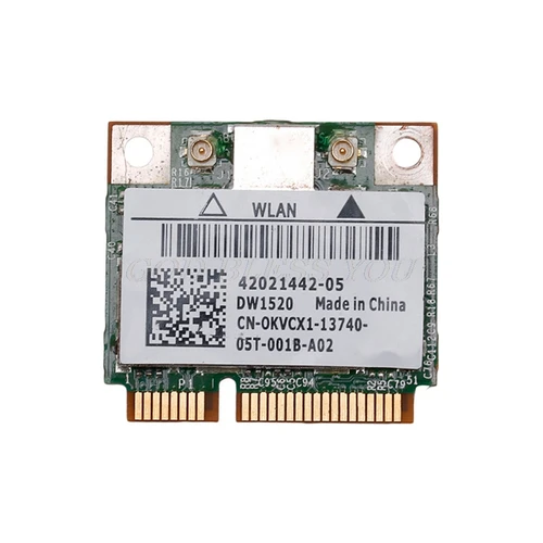 Imagen 2 del producto Adaptador de tarjeta de red WIFI para Dell, Toshiba, Acer, Sony y Samsung, banda Dual inalámbrica, media altura, MINI PCI-E 802.11a/g/n