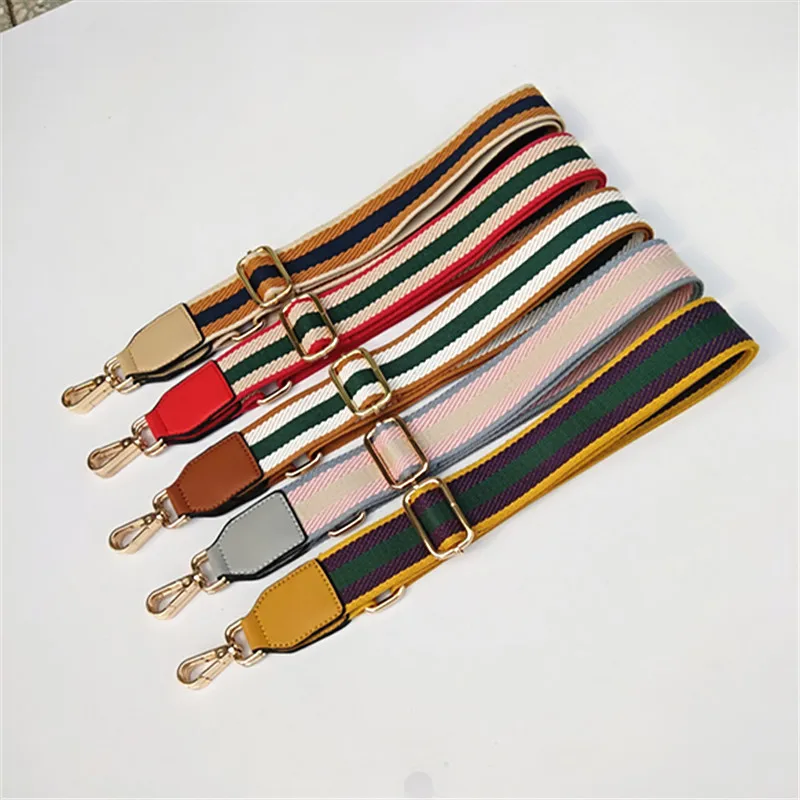 Rainbow Bag Strap for Women Shoulder Handbag Messenger Belt for a Bag Accessories Handle Crossbody Womens Bags Wide Strap Parts