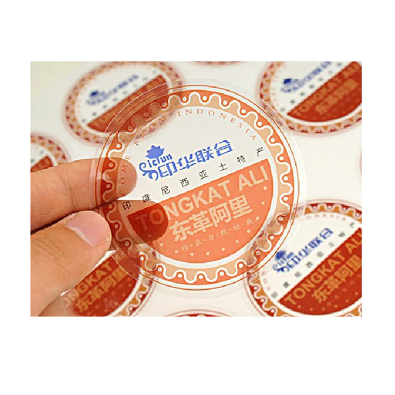 

Hot sale safety food packaging labels Wholesale Packaging Custom Made Vinyl Sticker, Customized Roll Adhesive Plastic Label