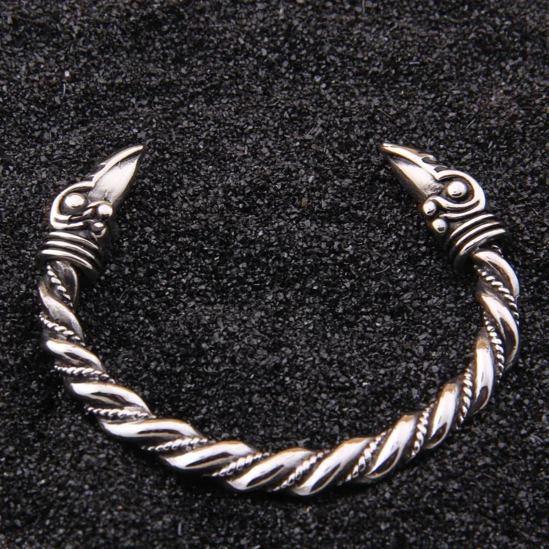 stainless steel raven Bracelet Indian Jewelry Fashion Accessories Viking Bracelet Men Wristband Cuff Bracelets For Women Bangles