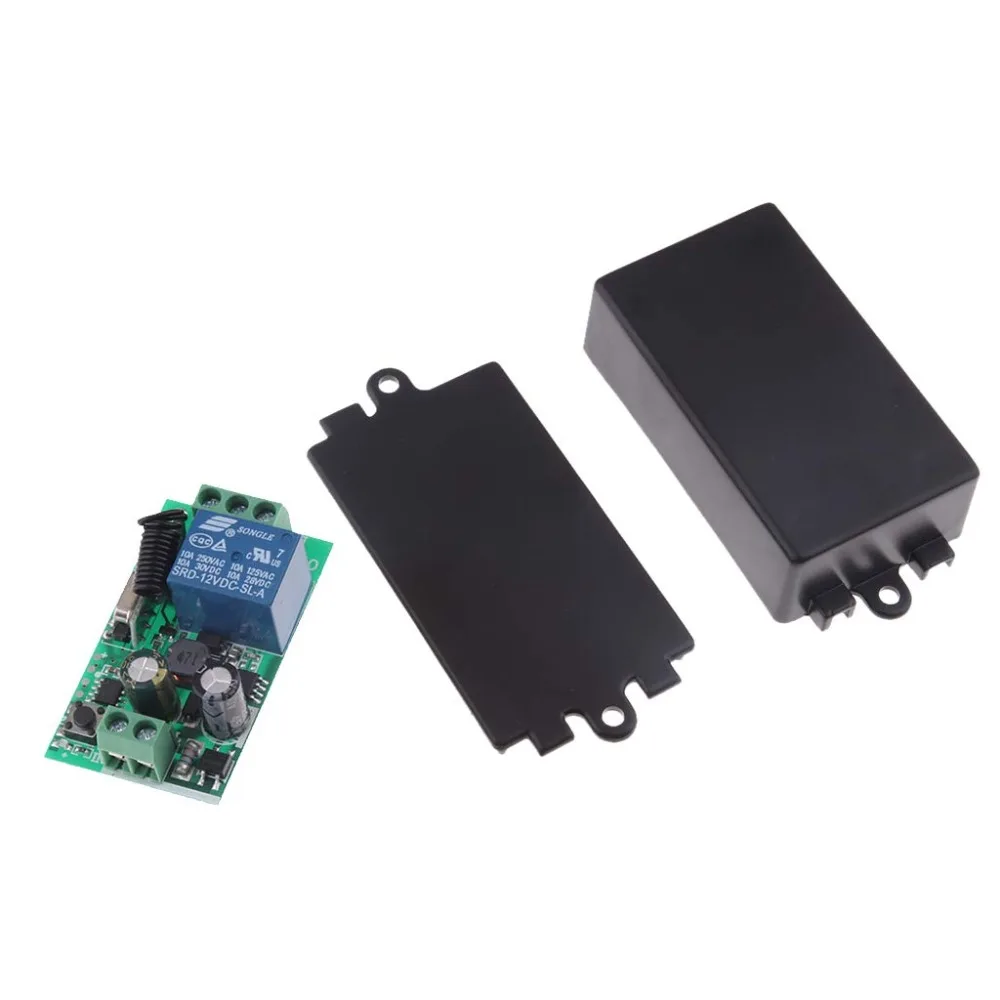 Remote Control Switch Receiver AC 85V 110V 220V 1 Channel Bedroom Lights 433.92MHz Wireless Wall Panel RF 3 Button Transmitter