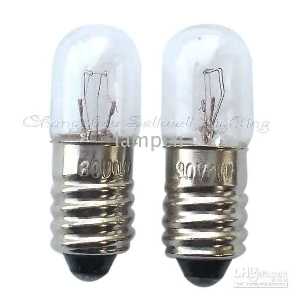 

t10x28 2022 New Miniature bulbs lighting a255 30v 1w e10