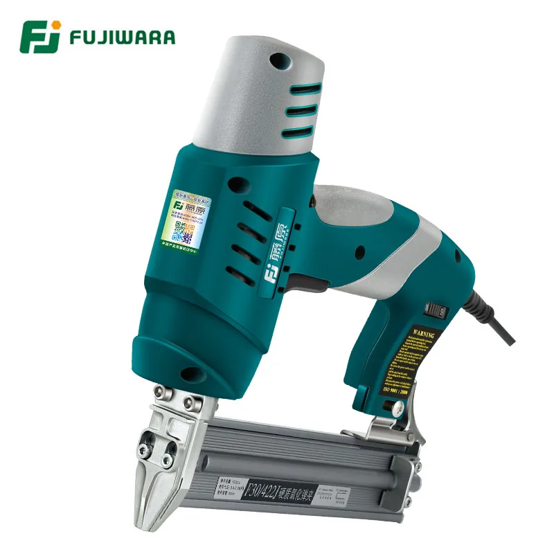 

FUJIWARA Electric Nail Gun Single-use/Double-use Nail Stapler 422J Nails F30 Straight Nail Gun Woodworking Tools