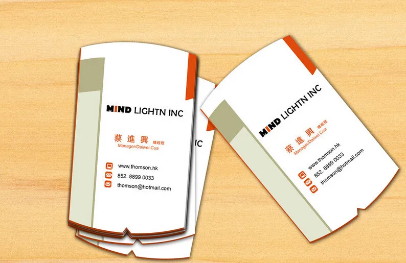 

Die cut shape, custom paper business cards printing, visit card paper 500pcs a lot wholesale