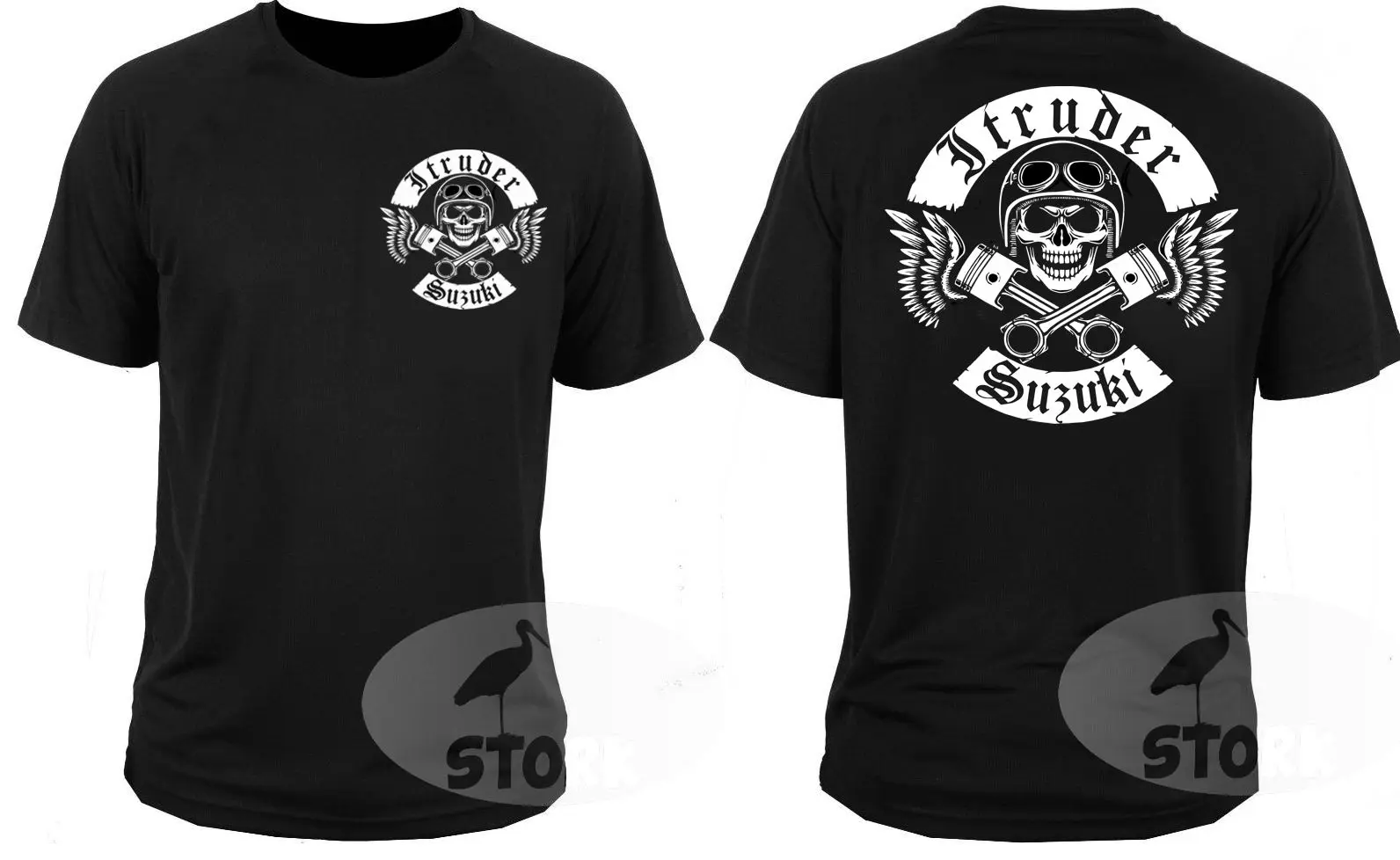 New High Quality  T Shirt T-shirt Intruder Cruiser Chopper Motorcycle Rockers Motorbike Best T Shirts