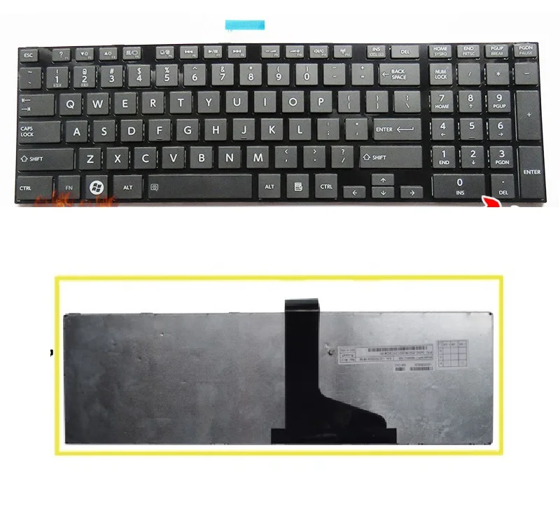 

SSEA New US Keyboard For Toshiba Satellite S850 S850D S855 S855-01L S855-043 S855-045 S855-050 S855-S5251 S855-S5254 S855-S5260