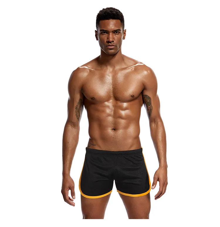 Shorts Men Fashion Classic Solid Mesh Men\'s Shorts Fast Dry Retailer Men\'s Trunks  Summer Elastic Waist Mens Shorts