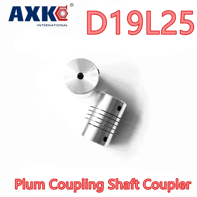 Rolamentos Hot D19l25 D19 L25 Cnc Motor Jaw Shaft Coupler Coupling Od 19x25mm Wholesale Dropshipping 4/ 5/6/6.35/8/9.5/10/12mm