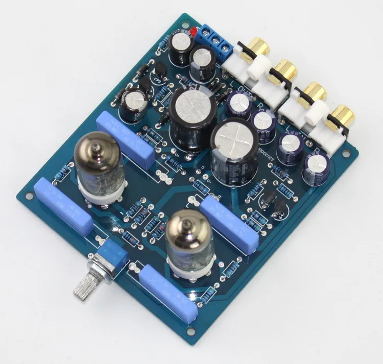 Assembly 6J1 Vacuum tube preamp Audio HiFi Buffer Pre-amplifie board Refer X10-D circuit