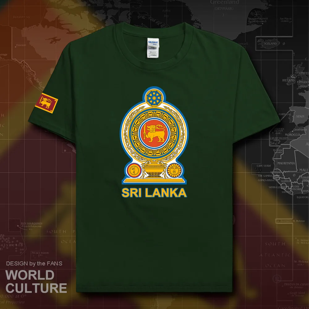 Sri Lanka Lankan men t shirts fashion 2018 jerseys nation team 100% cotton t-shirt sporting clothing tees country LKA Ceylon 20