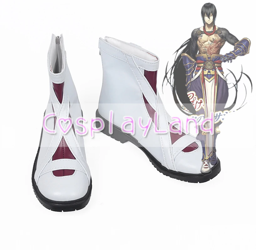 

Fate Grand Order FGO Yan QingCosplay Shoes Flat Shoes Halloween Carnival Cosplay Costume Accessories For Men Custom Made Shoes