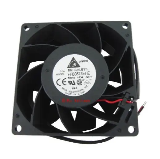 

Original Delta FFB0824EHE 8038 8cm 24V 0.75A 2 wire double ball fan fan