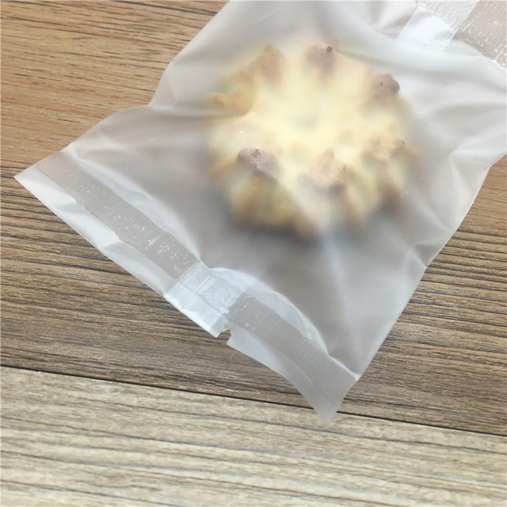 DHL Matte Clear Plastic Open Top Heat Seal Candy Cookies/Biscuit Package Bag Poly Baking Food Storage Pouches For Party Wedding