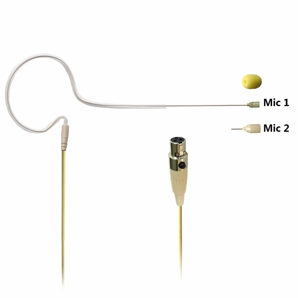 Freebossผิวสี 3 PIN XLRไมโครโฟนคอนเดนเซอร์สำหรับBody-PACK