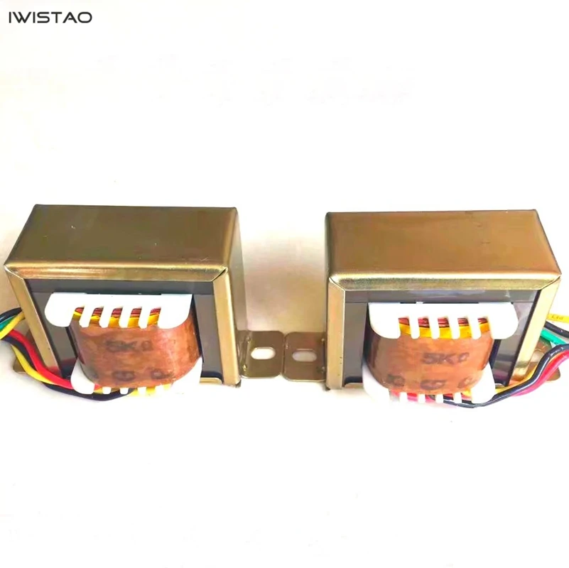 

IWISTAO Tube Amp Output Transformer 1 Pair 5W Ultra Linear Z11 Single-ended Silicon Steel EI Audio 6P1 6P14 6P6