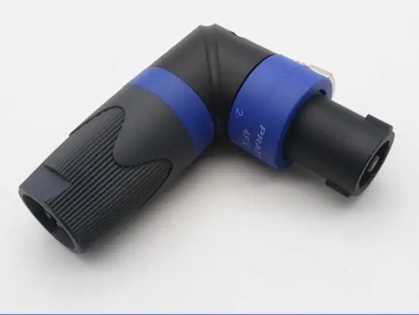 

5pcs New NL4FC four-core speaker plug professional speaker plug 90 degree right angle bent foot four-core speaker plug
