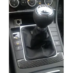 5 Speed 6 Gear Shift Knob With Chrome Frame For VW Passat B6 CC 3C R36 TDI 2005 2006 2007 2008 2009 2010-2013