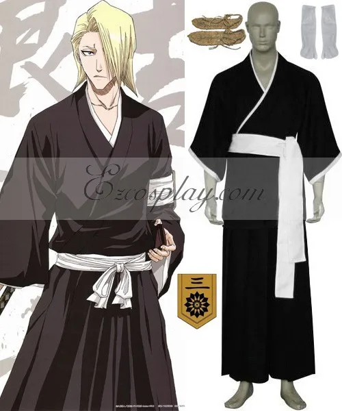 

Bleach 3rd Division Lieutenant Kira Izuru Cosplay Costume E001